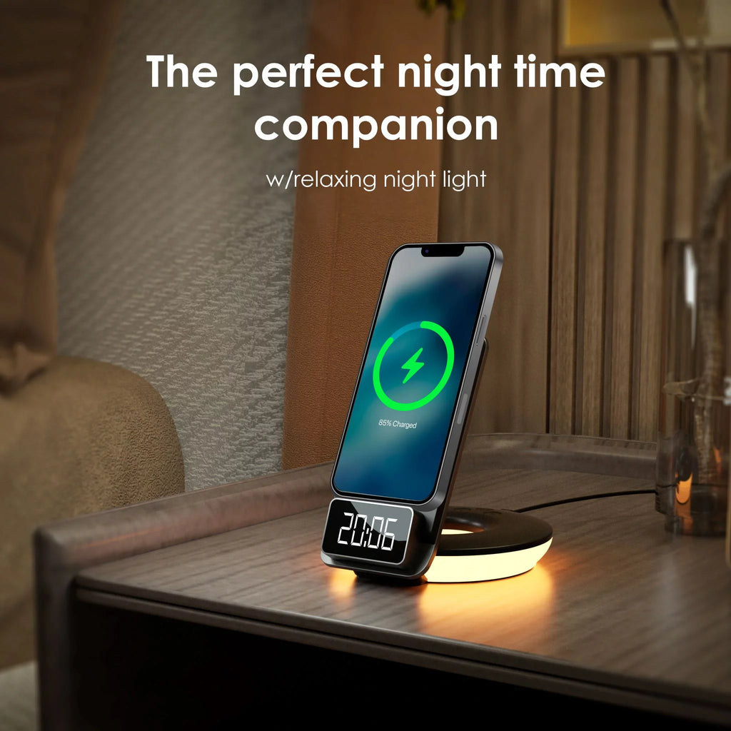 Wireless 3-in-1 Black - Touch Station, Lamps Charging RS7 Rexing Table-Desk Control,