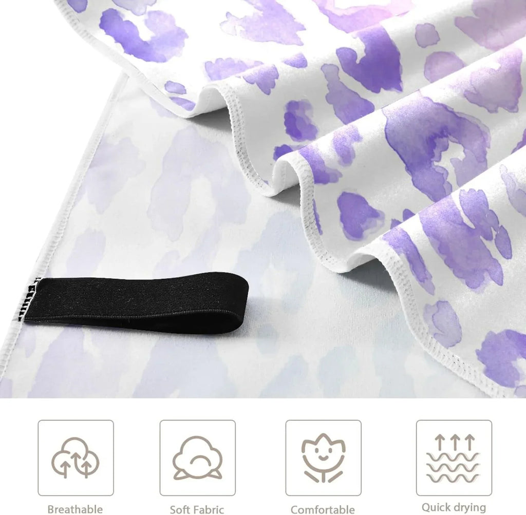 Beach Travel - Swimming Super （405） Towels Camping Bestwell Towel Quick - Gradient Absorbent Oversized Towel Holiday Compact Dry for Lightweight Leopard