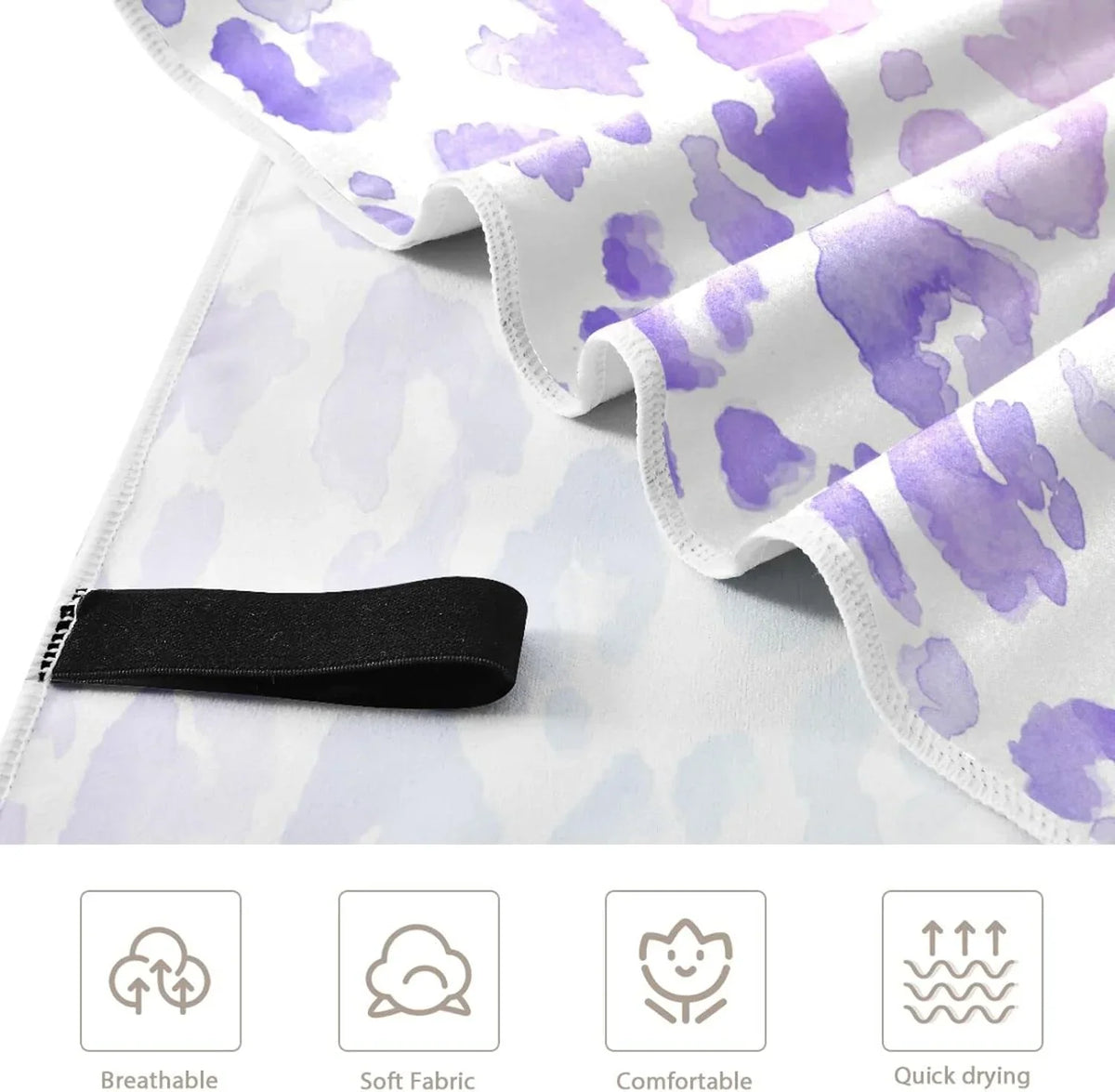 Beach Travel - Swimming Super （405） Towels Camping Bestwell Towel Quick - Gradient Absorbent Oversized Towel Holiday Compact Dry for Lightweight Leopard