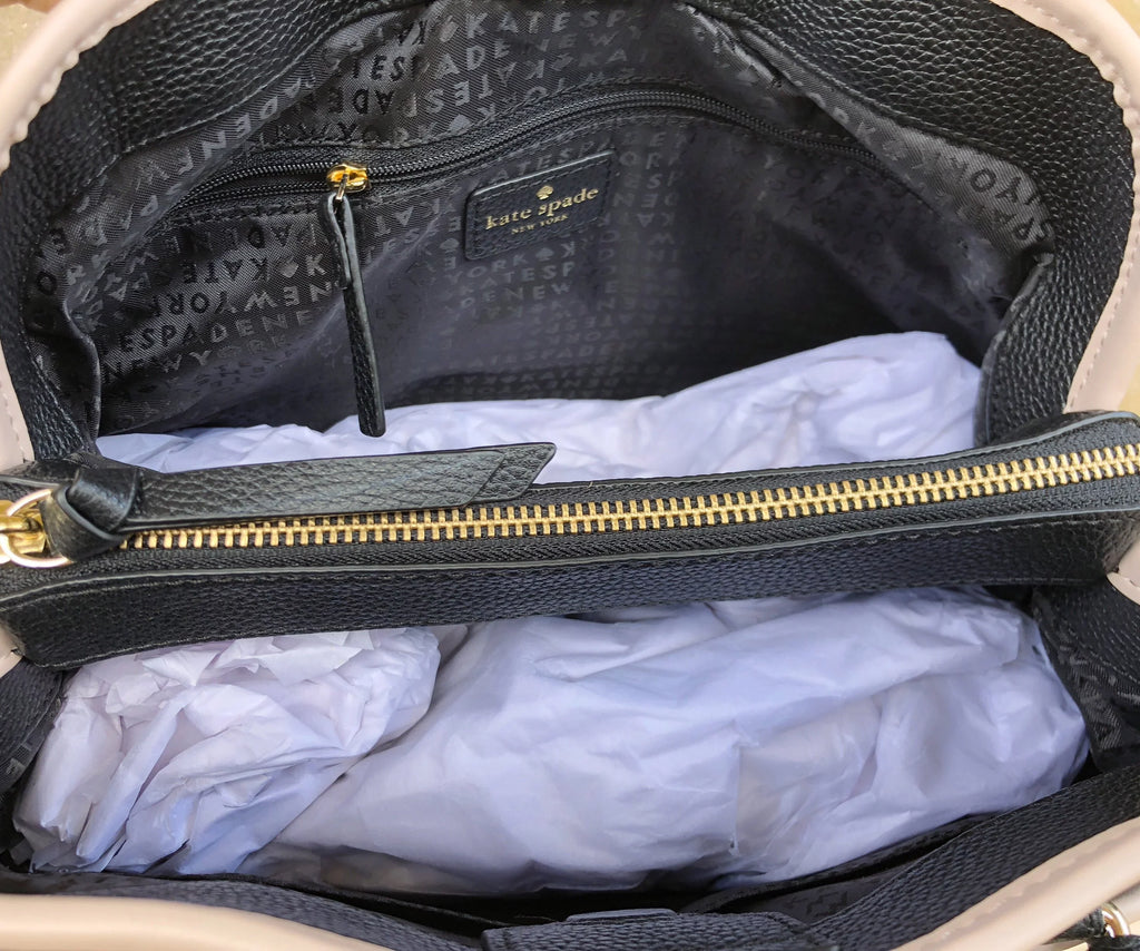 Satchel Black Kate Place Spade Tassel Ward Evangelie Crossobody Bag