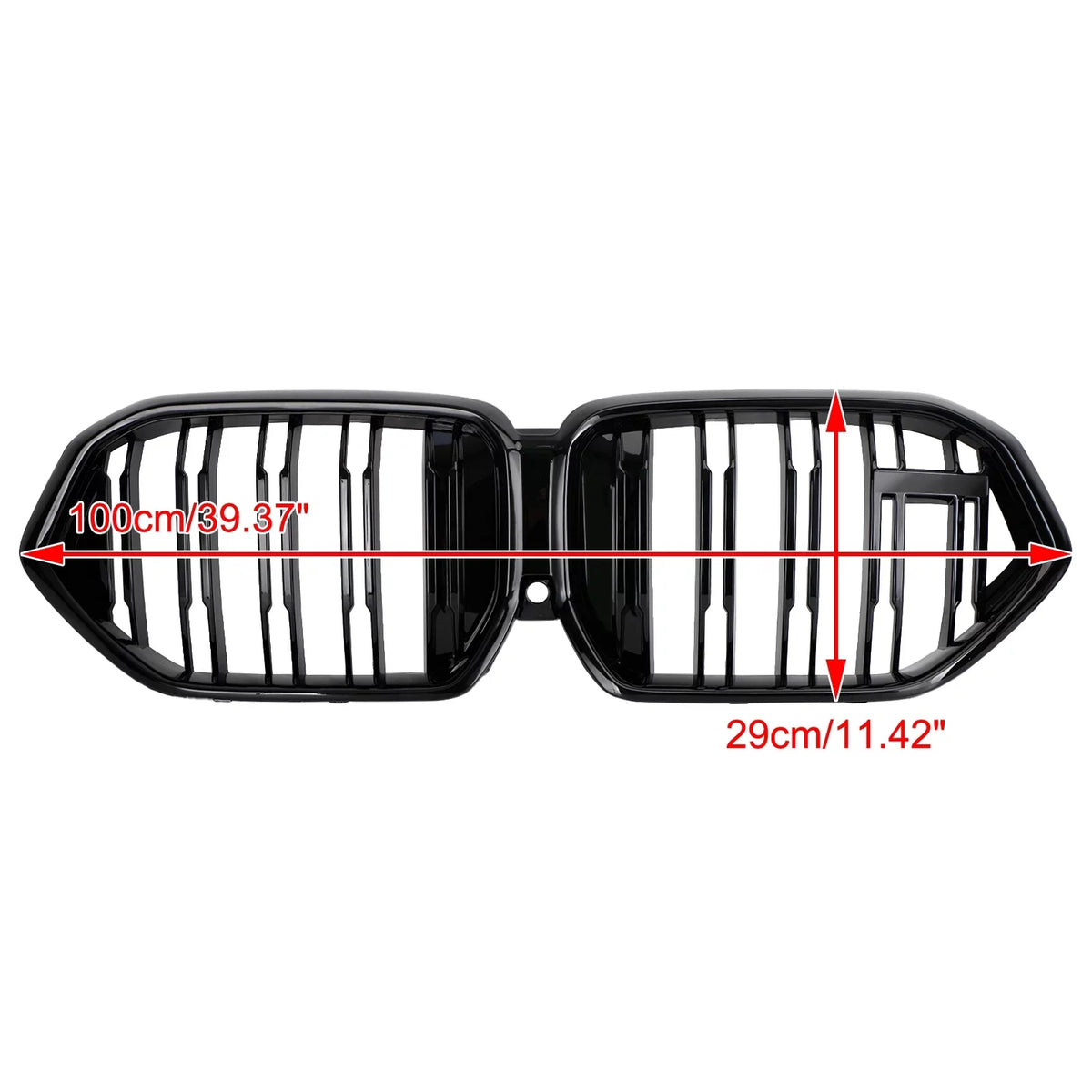 BMW Front Grille Hole Black Bumper X6 Grill Fit M50i for W/Camera G06 2020-2022