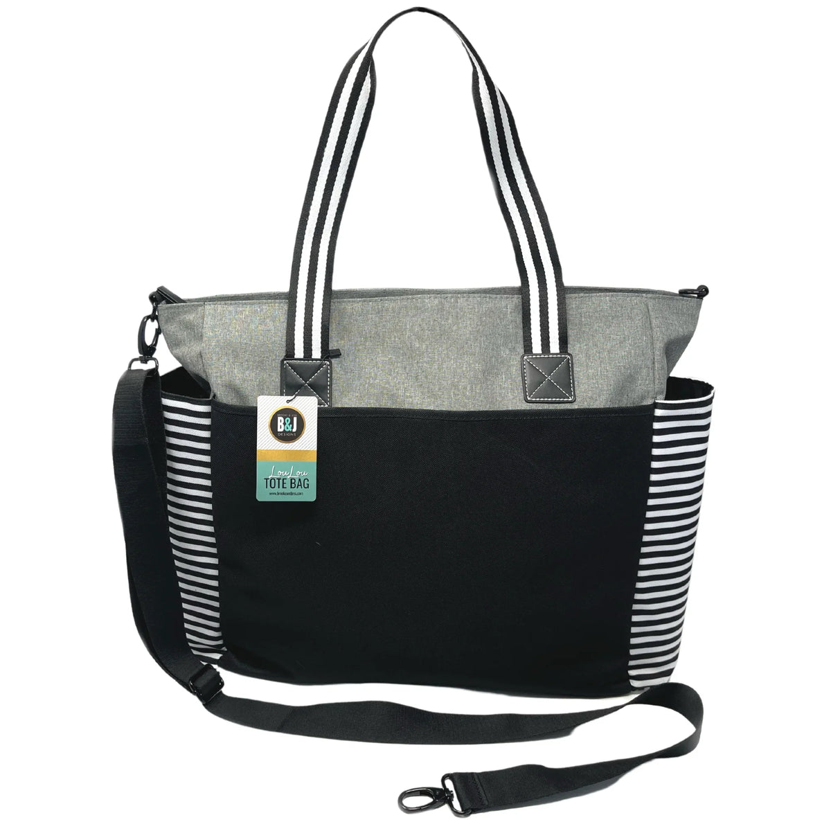 Plain Gray Bag Tote LouLou