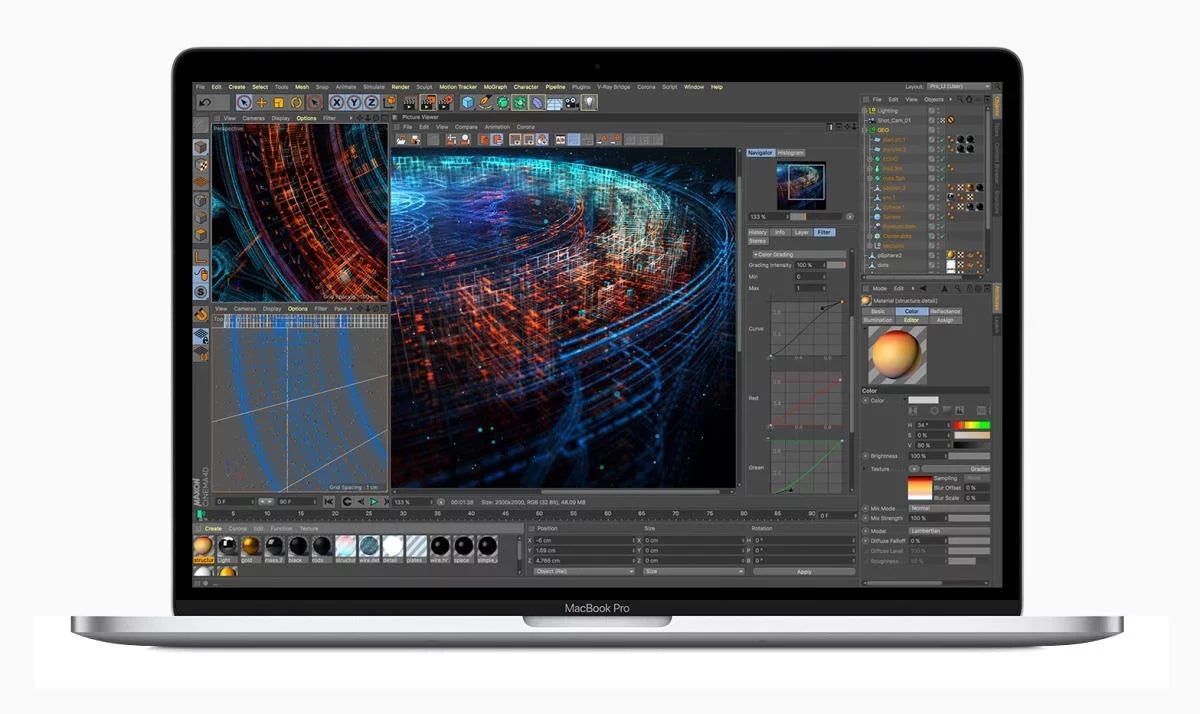 1.4Ghz MUHQ2LL/A 128GB 2560x1600 Adapter 8GB Dual Power Display Grade MacOS/Win (Retina, 10 Memory Core Parallels Excellent Pro SSD 13.3-inch Touch Macbook Quad Boot Pro (2019) i5 Bar) Silver,