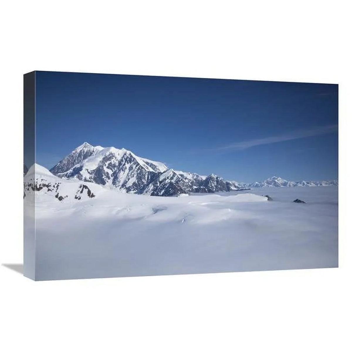 Elias Bowl Upper Cloud-Covered 16 of in. Print National Breiter Matthias x Alaska Park, 24 - Hubbard Art the Wrangell-St. Glacier,