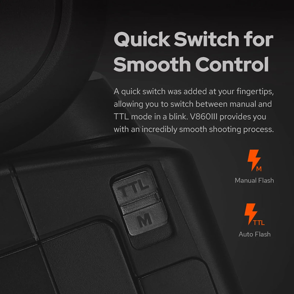 Light Li-ion Godox Manual/Auto HSS X Flash Built-in GN60 Rechargeable Wireless Replac 2.4G 1/8000s with Camera Flash TTL Receiver Battery System Wireless V860III-S Light Speedlite / Modeling