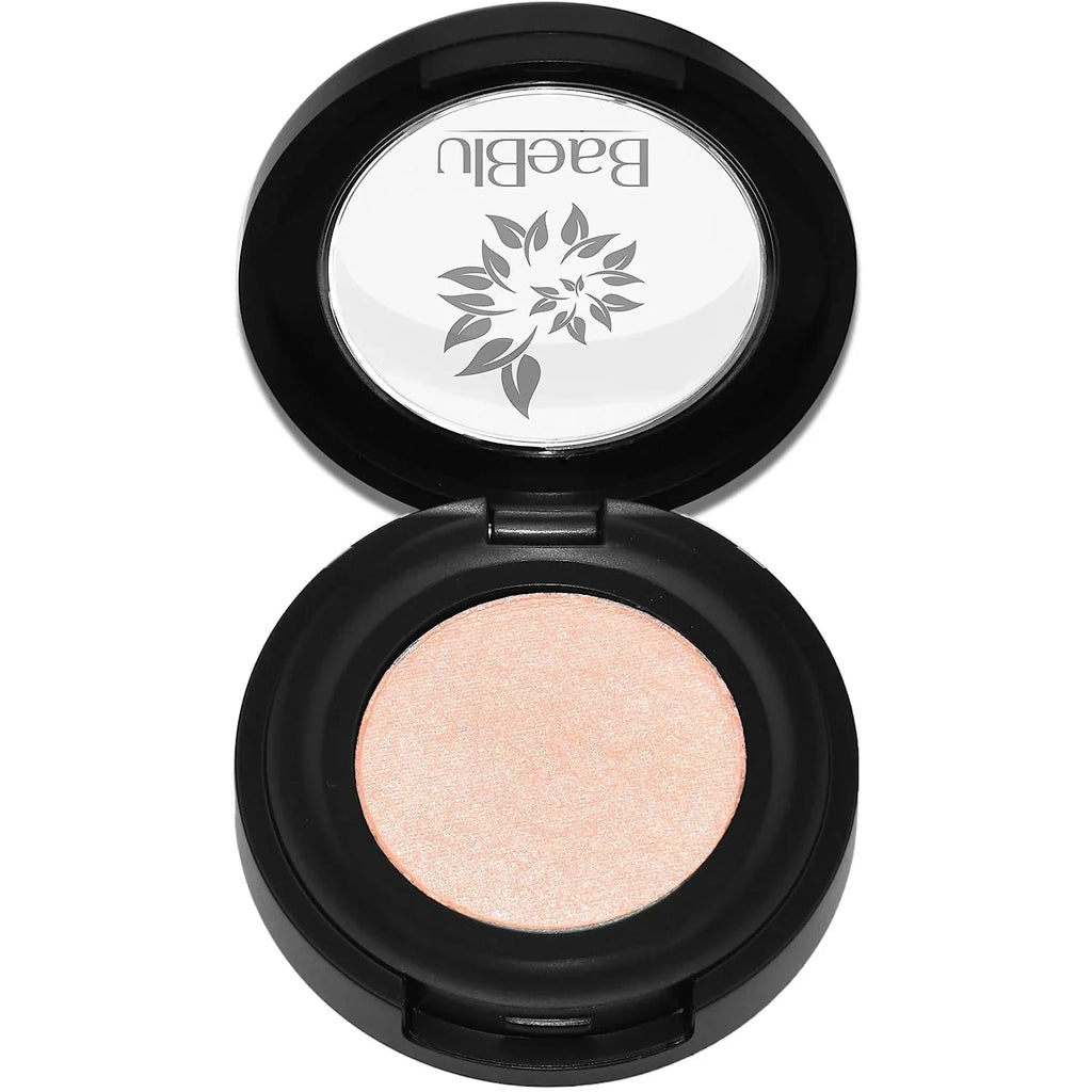 Hypoallergenic Peach Made Velvety BaeBlu Eyeshadow 100% in Powder, Smooth Organic Pressed Natural Ice Finely USA,