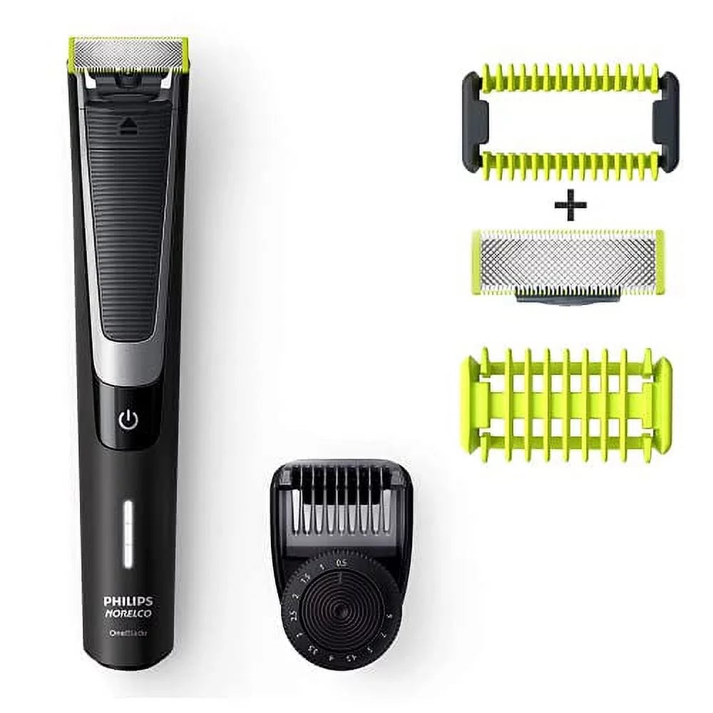 3 Trimmer Black + Hybrid Kit, PHILIPS Electric Norelco Shaver, OneBlade & Styler Pieces, OneBlade Body QP6510