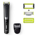 3 Trimmer Black + Hybrid Kit, PHILIPS Electric Norelco Shaver, OneBlade & Styler Pieces, OneBlade Body QP6510