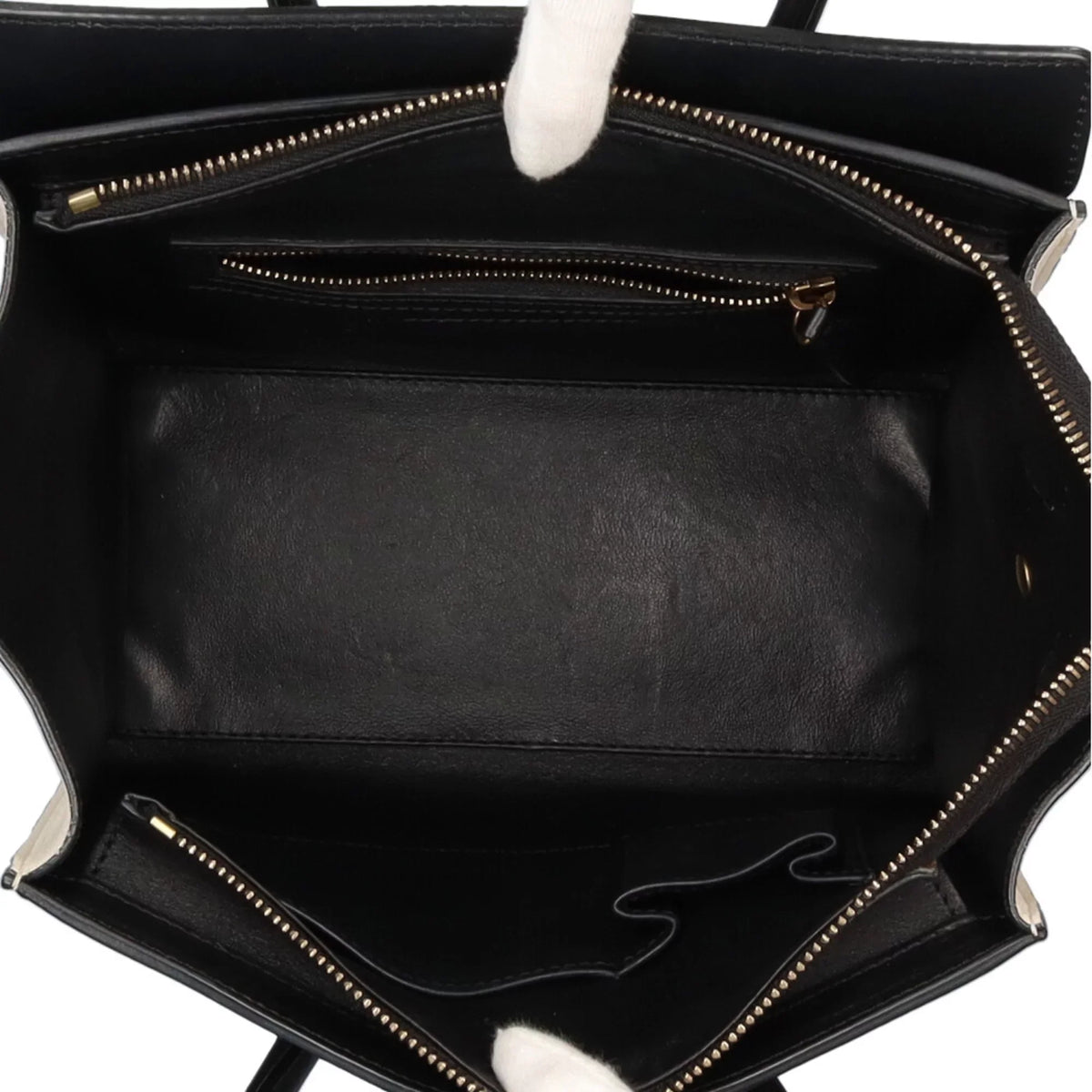 Luggage Celine Beige Micro (Good) Pre-Owned Handbag Leather Shopper Ladies