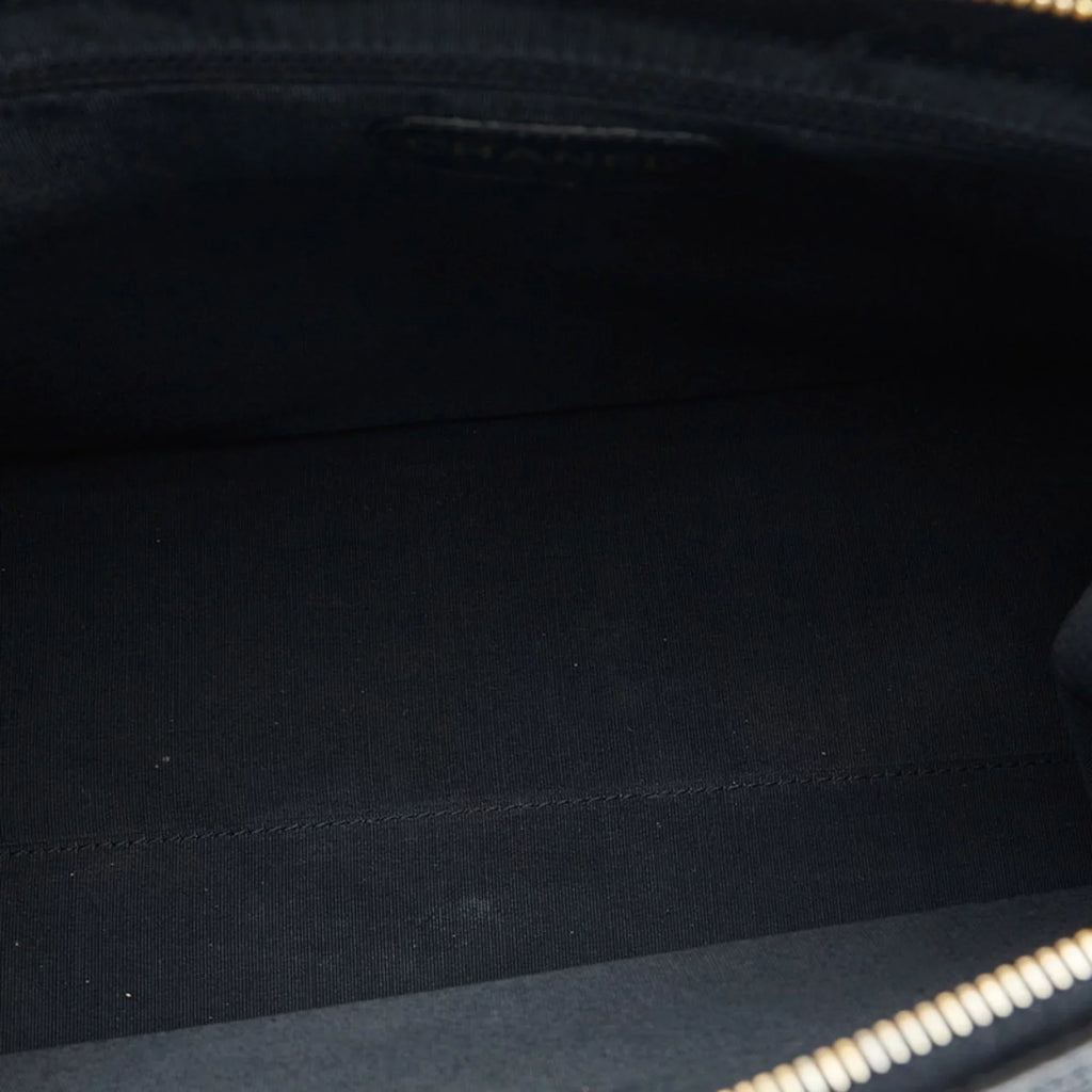 Bag Caviar (Good) Pre-Owned Shoulder Tote Chanel Mark CHANEL Coco Women's Black Skin