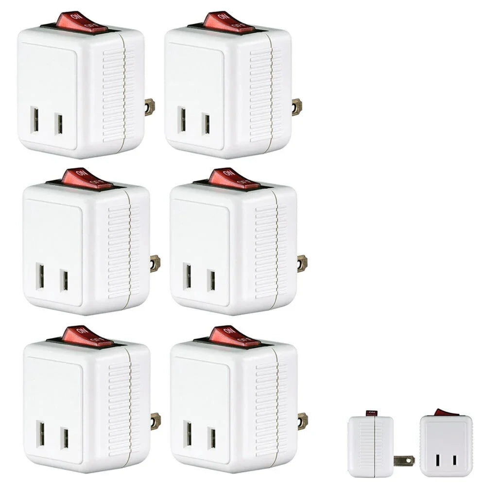 Pk Switch Lighted Single Wall Port Adapter Control Power X Off Outlet On 6 Tap