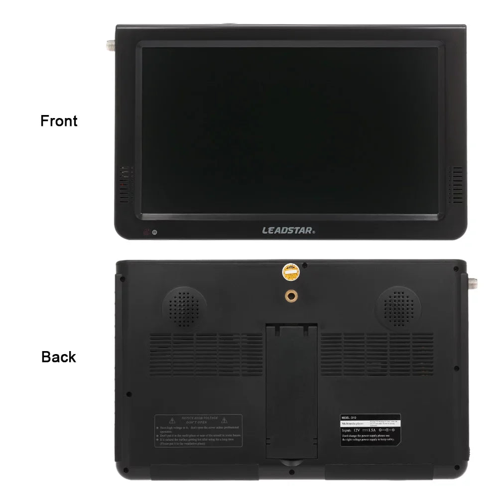 Screen , for Freeview LEADSTAR USB Support ATSC LED TV Portable 10 TFT Card Player Inch Video Digital