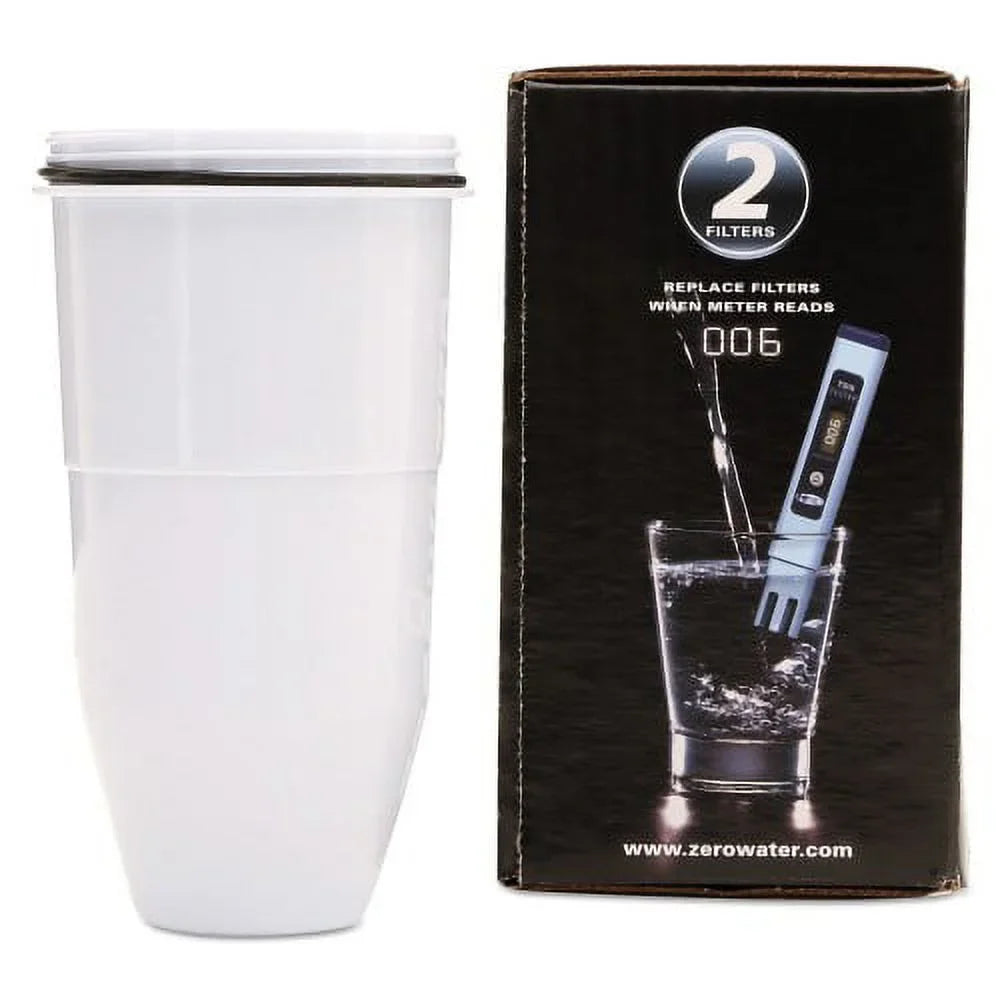 h, x 7 Avanti 4 Replacement Bottle Filtering dia ZeroWater 2/Pack Filter,