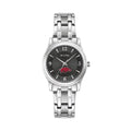 Arkansas Stainless Bulova Corporate Steel Black Women's Watch Collection Razorbacks