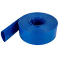 Ideal Blue Pool for Swimming x & Hose, Duty Backwash Transfer, Lay Discharge 105', with BENTISM Hose Weather-proof Fabric & Hose, Drain Water Flat 2" Burst-proof, Clamps, Heavy PVC
