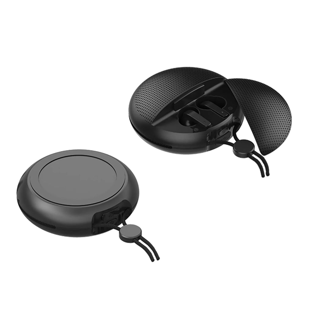 Sport Speakers Bluetooth in 1 Hifi & 2 Outdoor earbuds TWS Portable earphone Wireless Sound Smart Speaker for