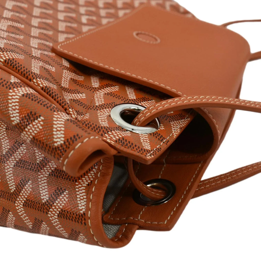 Bag GOYARD Canvas Rouette Orange Shoulder Soft Pre-owned