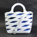 bag Pre-Owned patent handbag diagonal shoulder (Good) BALENCIAGA leather 630708 white Balenciaga ladies