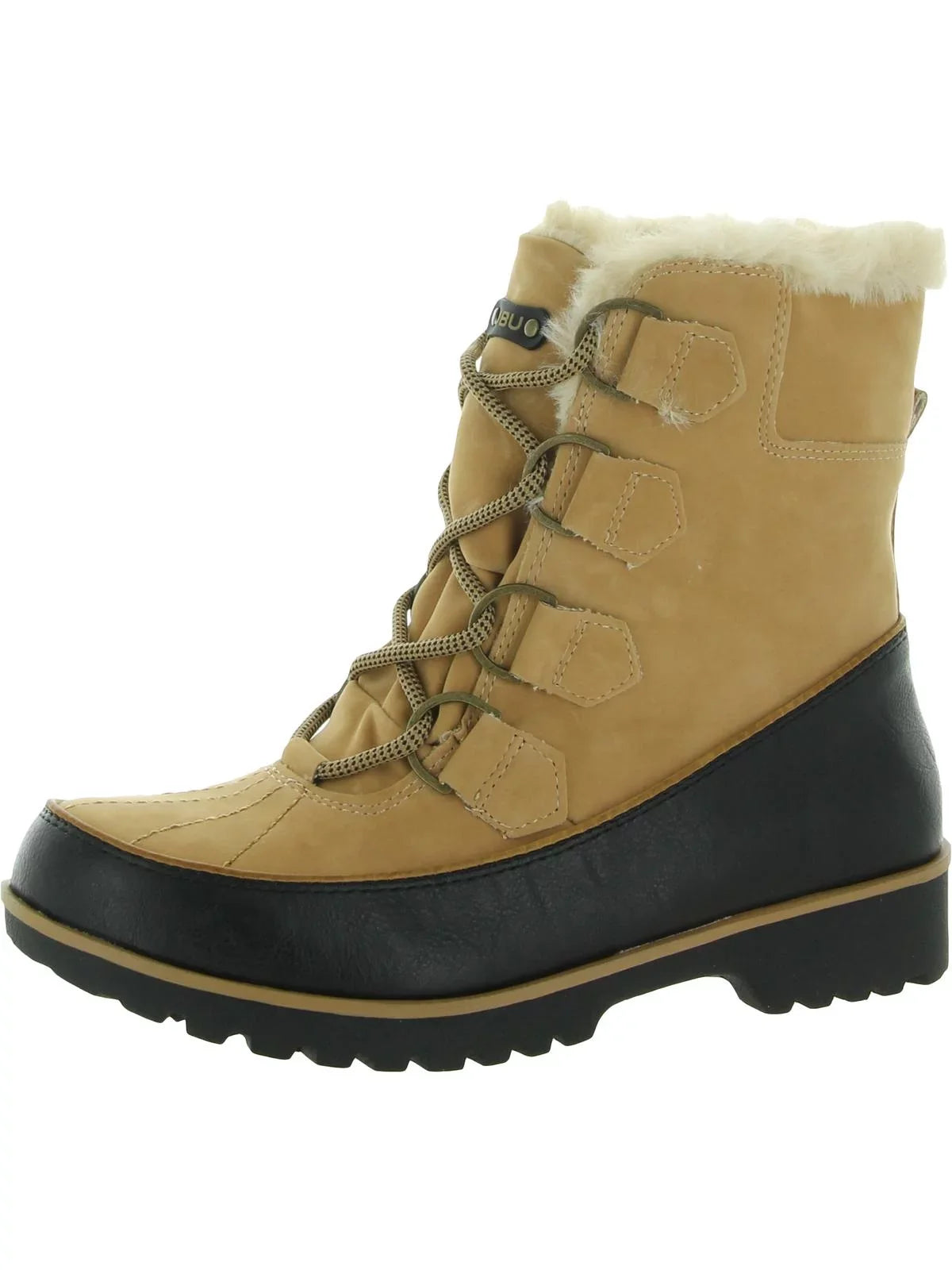 Jambu JBU Tan Maldive Snow Womens (B,M) & Medium Boots Leather Faux Winter by 8