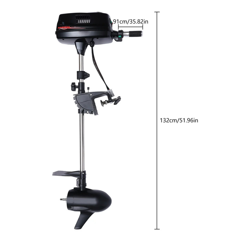 Trolling Outboard Tiller 60V Motor Control 3000 2.2KW 10HP Boat Fishing Motor Heavy Electric Duty Engine Brushless ZhdnBhnos R/Min