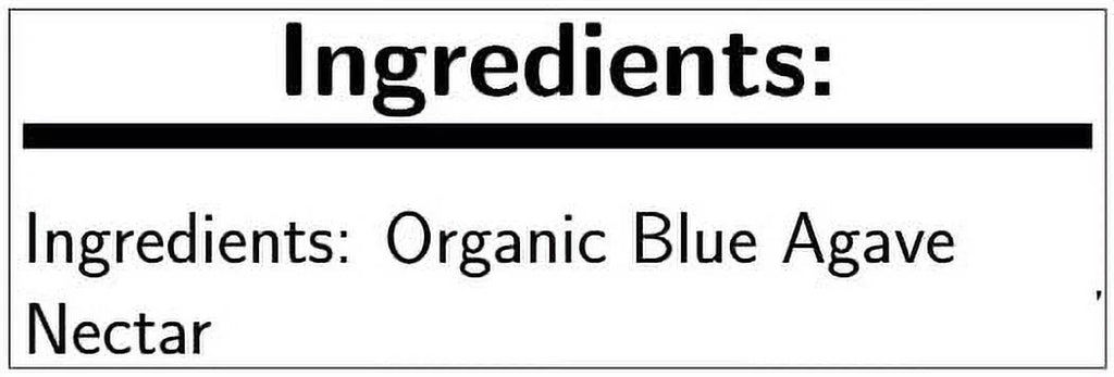 5 Agave Organic Gallon Each. 1 Sweetener, Wholesome Blue --