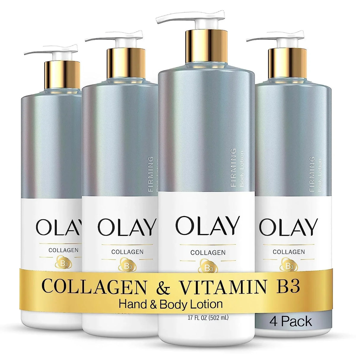 Hydrating Oz With Fl (Pack Lotion 4) Pump, Of Olay Collagen, 17 Body Firming &
