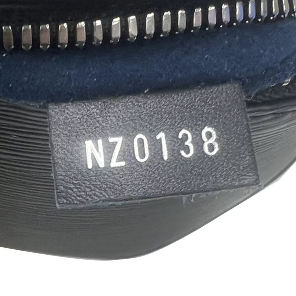Louis Black Vuitton Initials Authenticated Belt Bag Epi Pre-Owned Leather Unisex (Good)