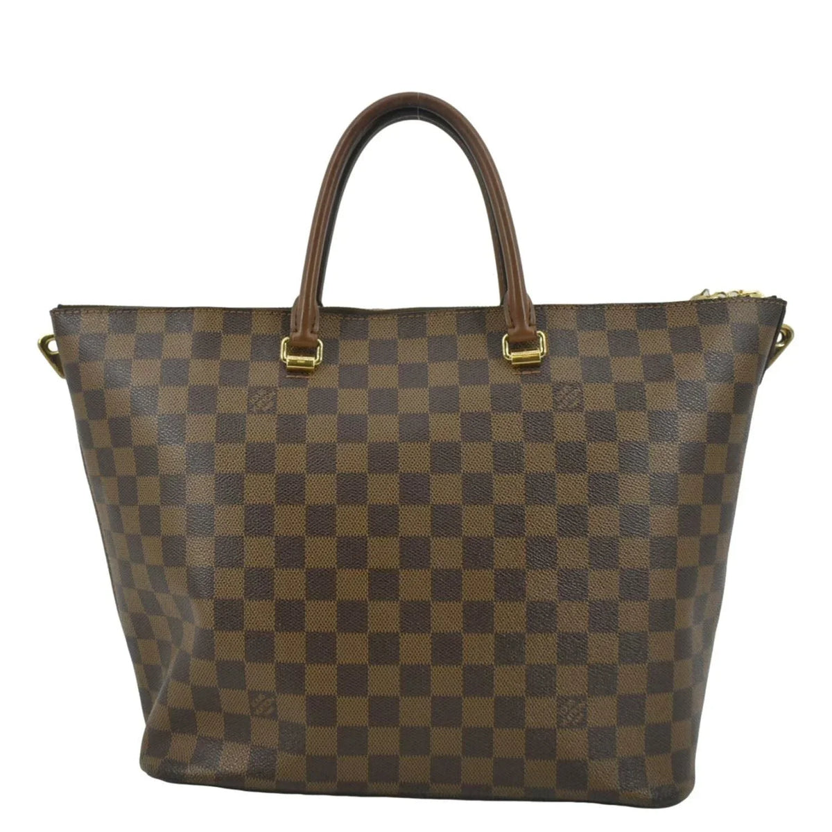 Ebene Bag Pre-owned LOUIS Tote Damier VUITTON Brown Belmont
