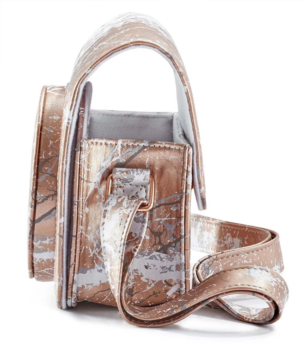 Marble SQ6 Fujifilm Gold Instax Blush Camera Case, Square