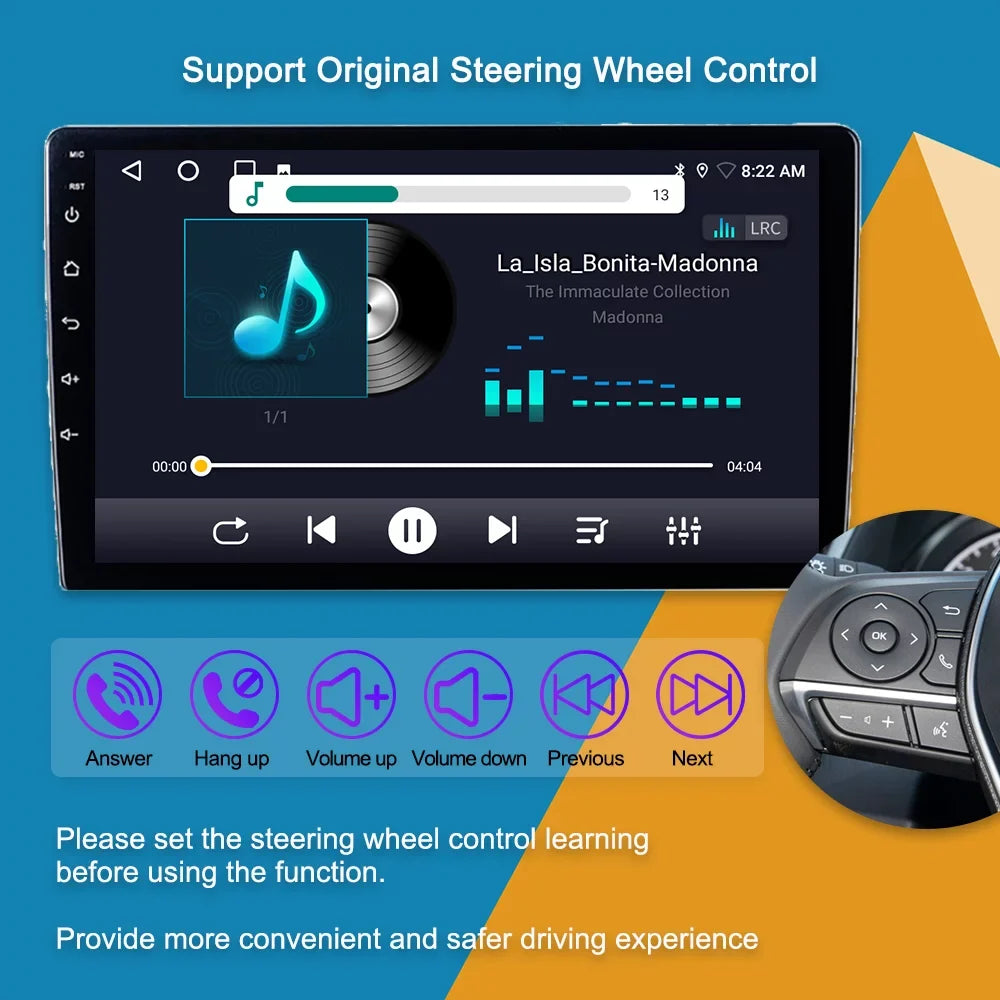 Audio 2 Auto GPS Screen Touch 2004 - Bluetooth 2011 With Stereo Android Carplay Focus Car For 2 Ford Mk Navigation