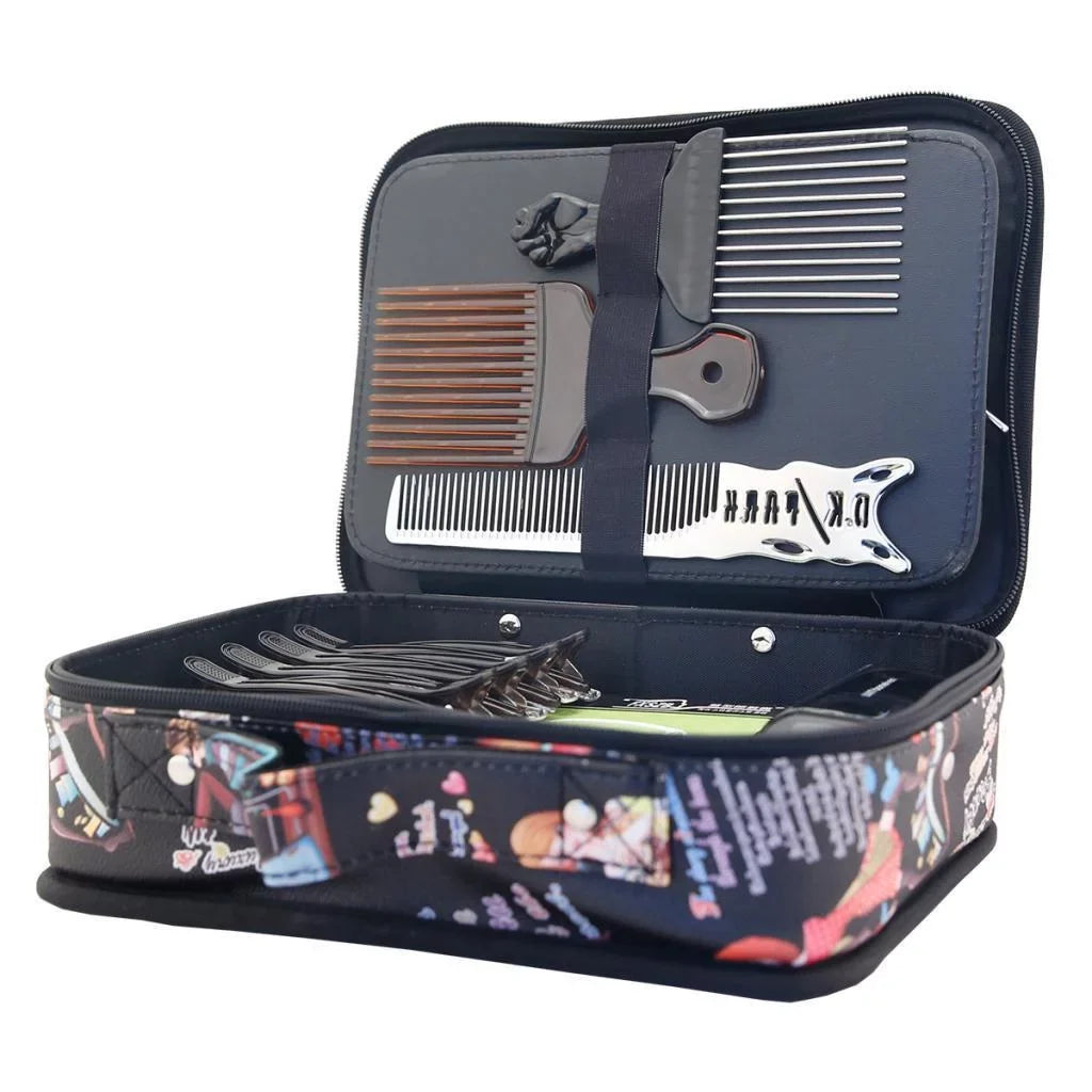 Hairdressing Beauty Cosmetics Storage Hairdresser Bag Multi-functional Carrying Professional Organizer Holder Mobile Case, Tools Hair Large