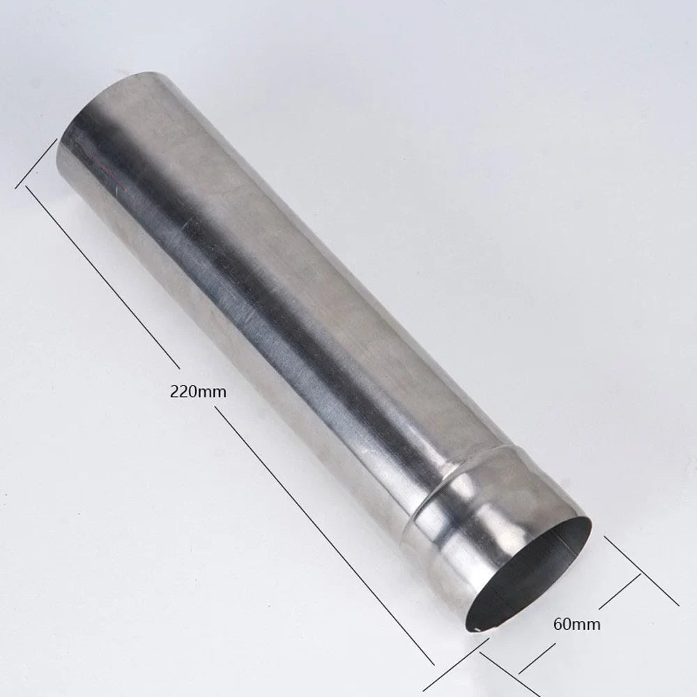 Tube, Camping Chimney Net Stainless Steel Tube Firewood Bent Stove Heating for Stoves Portable Accessory, and Camping moobody Tent Chimney Straight