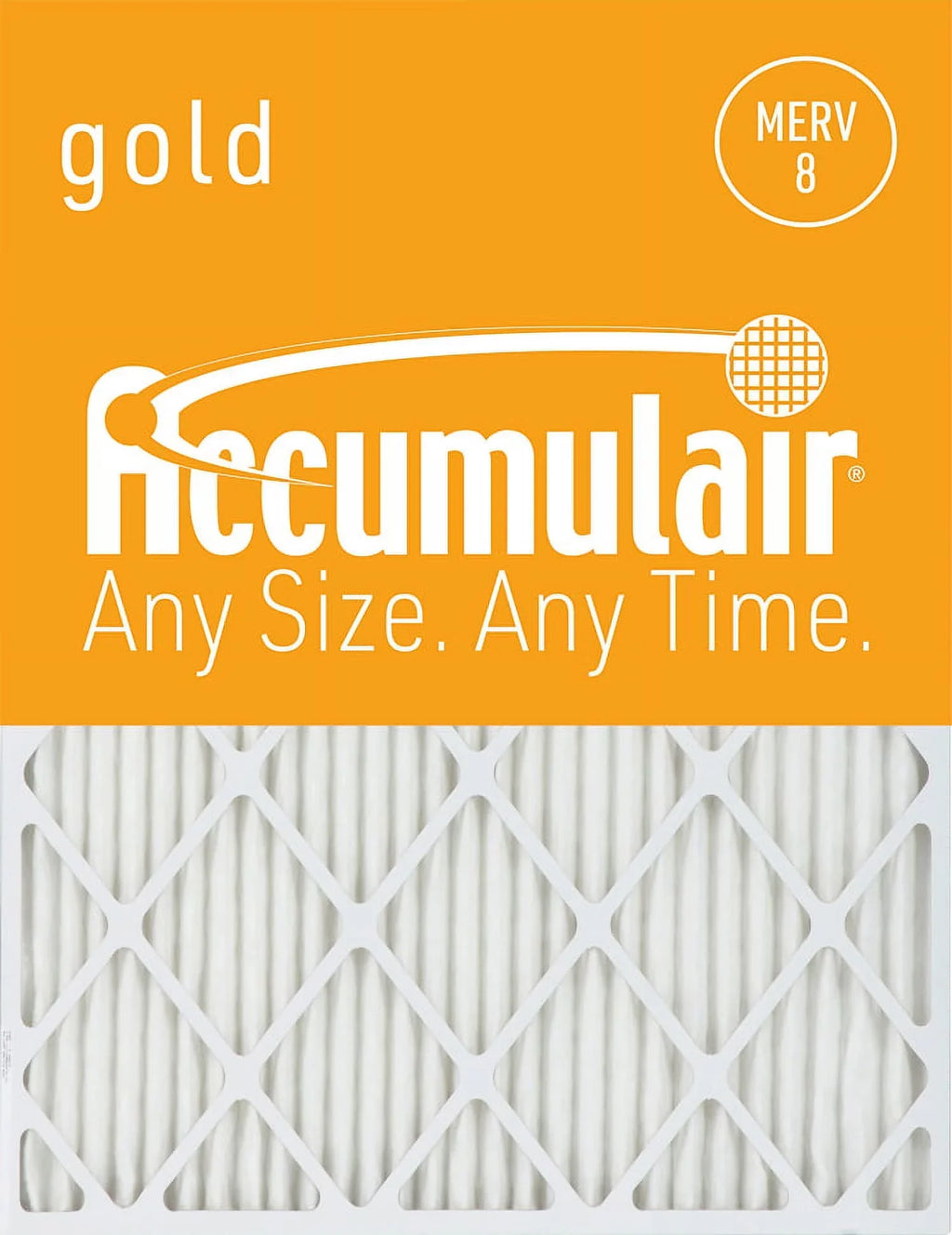 Filter (4 Accumulair 8 Pack) 16x20x1 MERV Gold Air