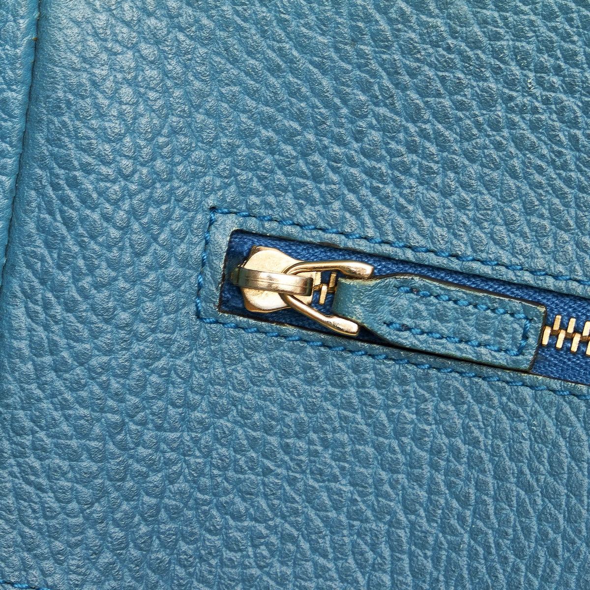 Swing Tote Blue Calf Women Bag Authenticated Leather Pre-Owned Medium (Good) Gucci