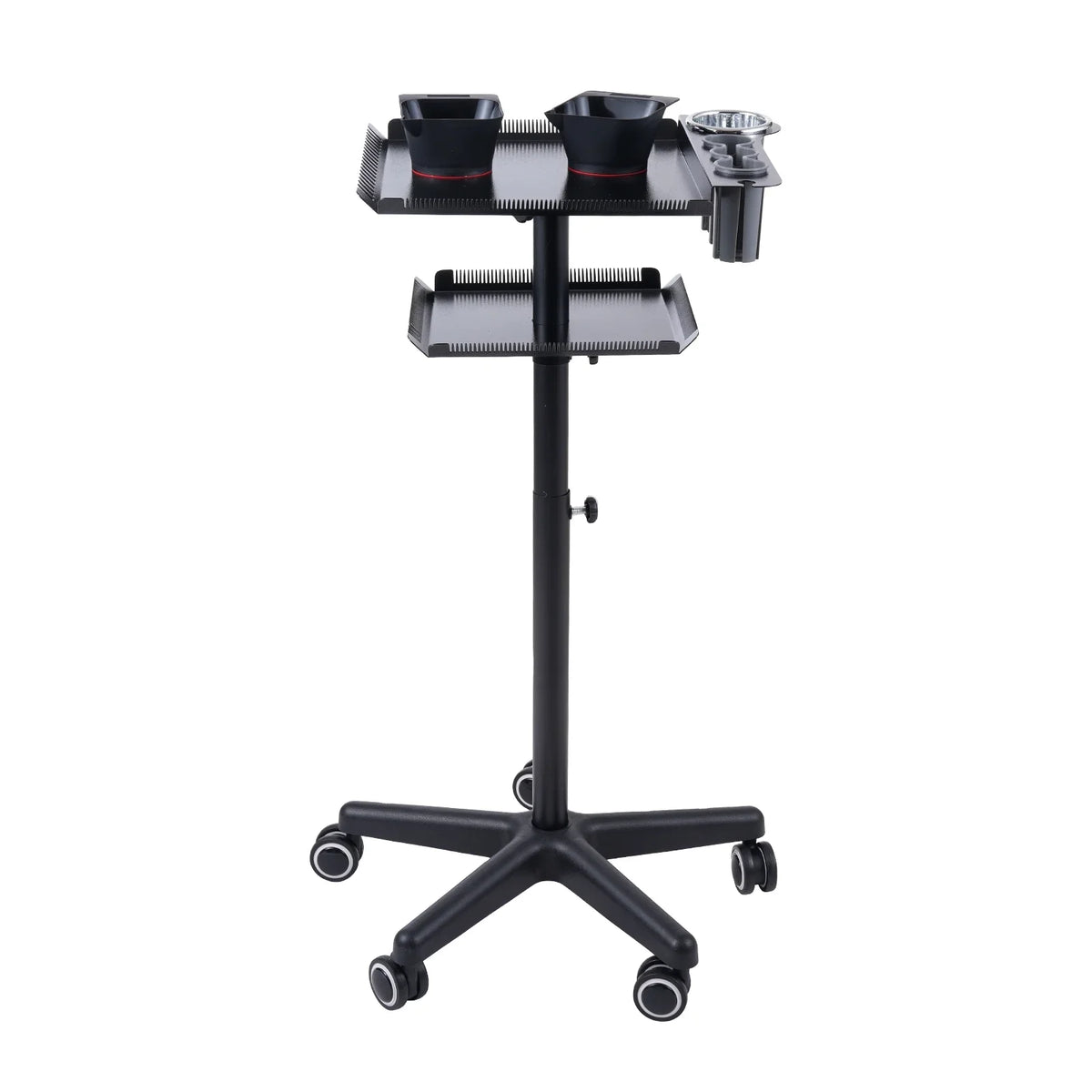 Wheels Cart 2-tier Trolley,Station Hair Stand Salon Movable With Bestauty Cart 2 Clinic Salon Adjustable Adjustable Hair Salon Beauty On Salon Beauty Salons Adjustable 2 Hair Cart Stand Salon Movable