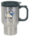 Bubbles Steel Funny - With Travel - Dog - Stainless Snorkeling Air Mask Mug