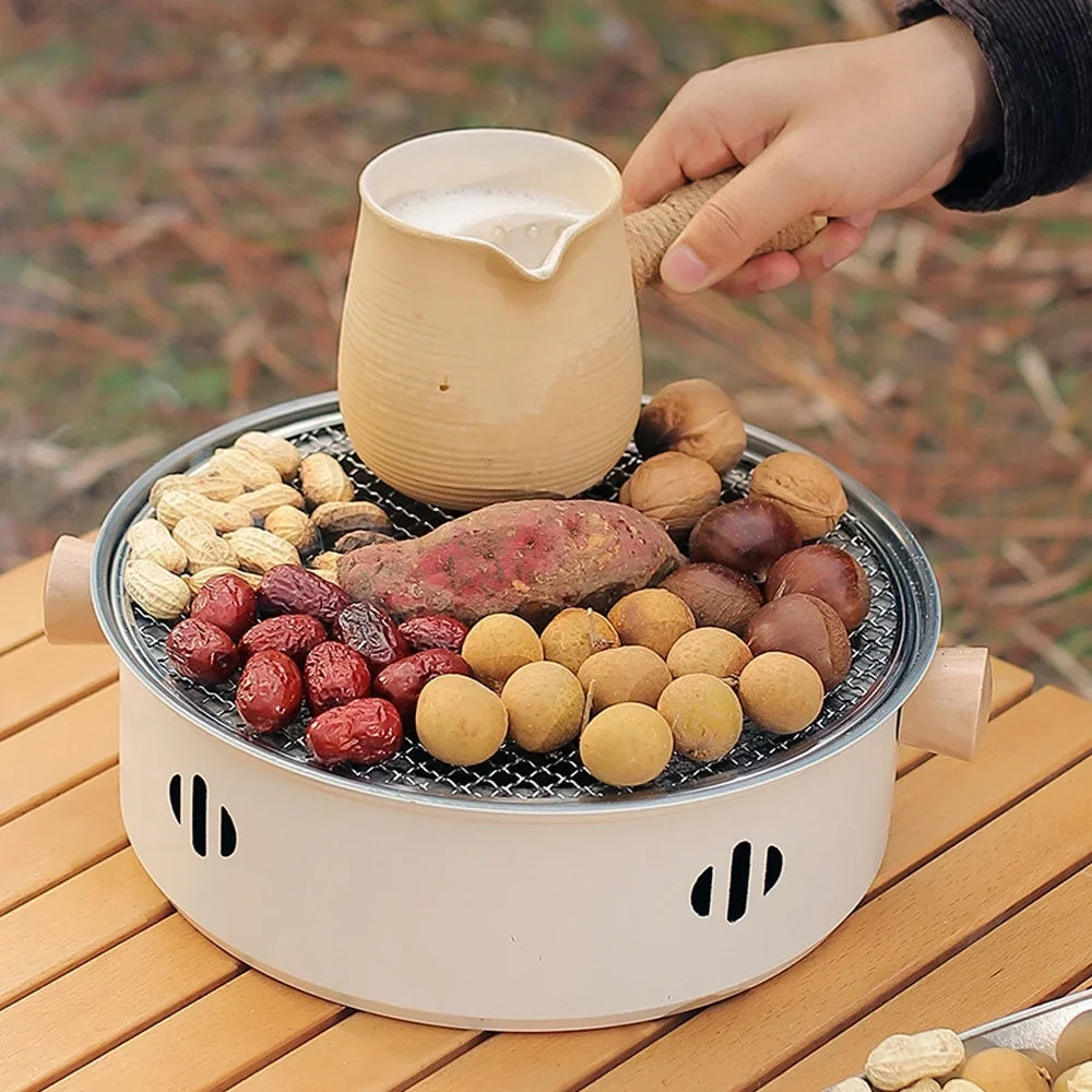 Cooking Grill Charcoal BBQ Ideal for Stove Camping Dcenta Barbecue Portable