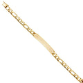 16.4 Gift Chain Bracelets Gold Weight Men 14KY Figaro Bracelet | | for Yellow Link - Men’s | 14k 8" Women and Elegant Gold for ID Jewelry