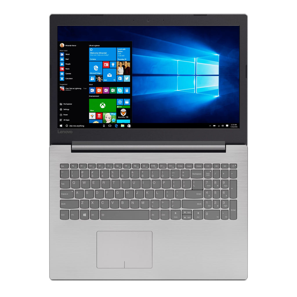 320, HDD, 15.6" 1TB 10, Ideapad Lenovo HD, Platinum A12-9720P, AMD RAM, WIN 8GB Grey