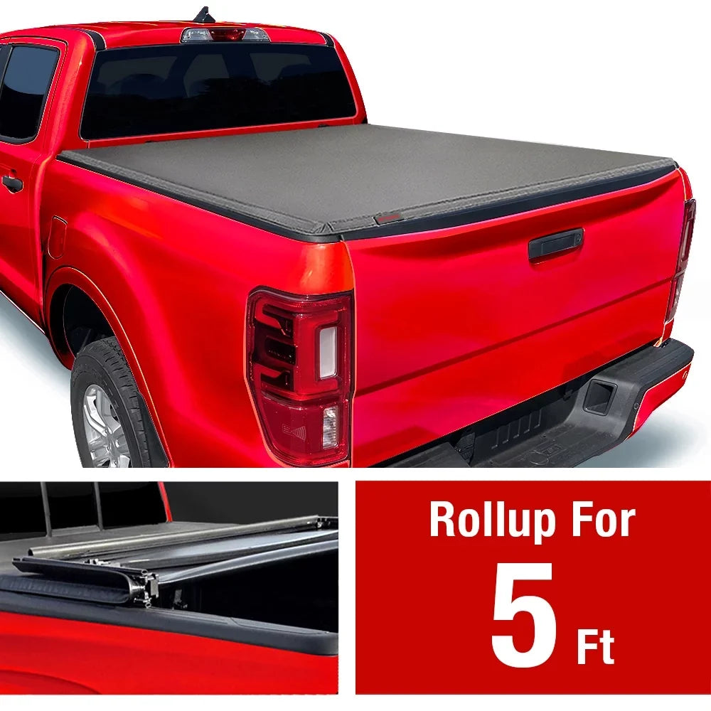 2019-2024 TCF371066 Cover | MaxMate Bed (61") | Ranger Ford Soft Truck 5' Tonneau Compatible with Bed Tri-fold
