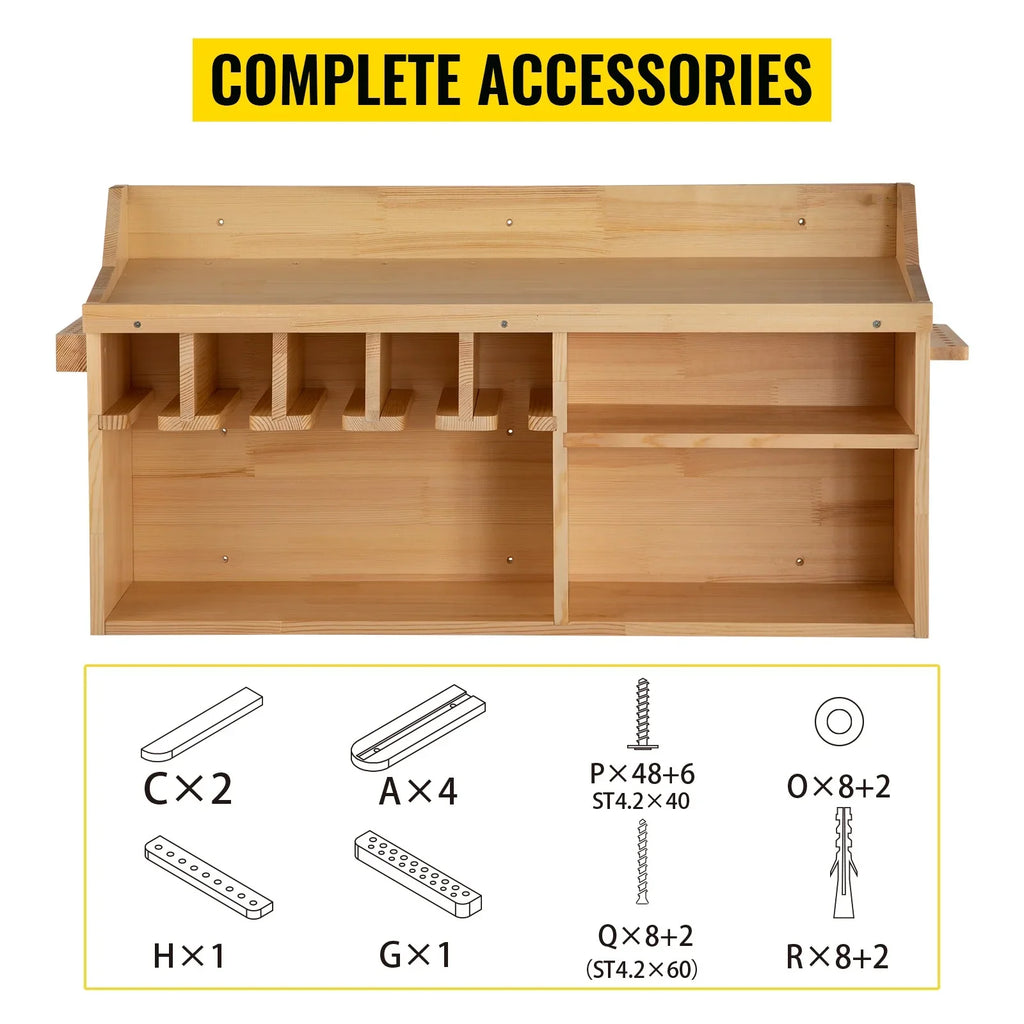 Power BENTISM Slots Holder Wall Wall Mounted Tool 4-shelf Organizer Drill 5 Tool