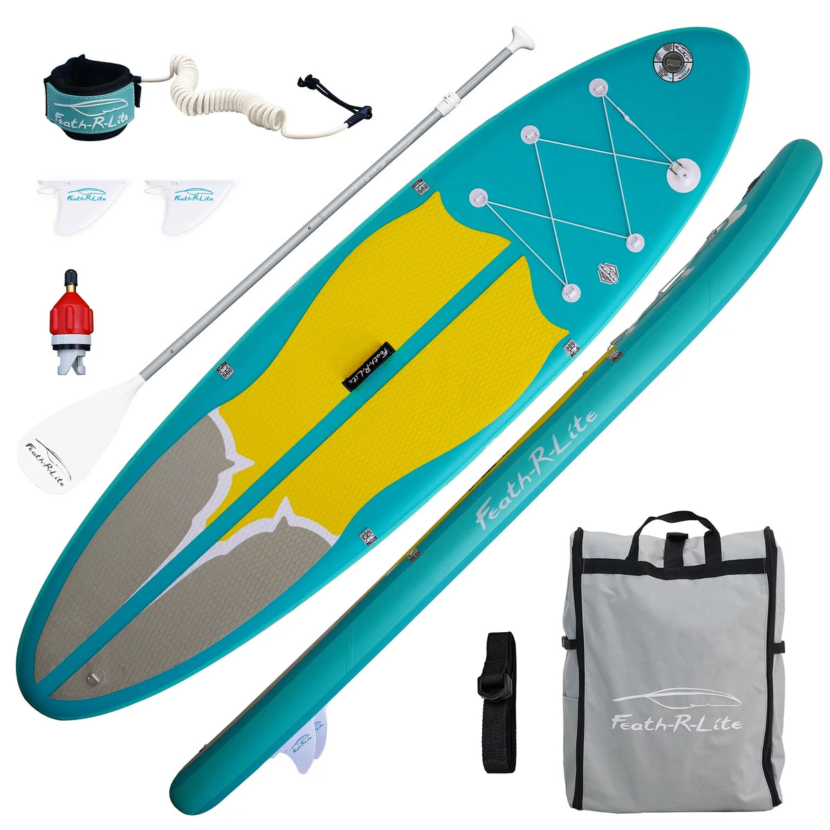 Camera Adapter Paddle Inflatable Stand Folding Board Adjustable Paddle Yellow Base Medium Portable Up Accessories, Feath-R-Lite Board, Inflatable, Aluminum Lightweight Alloy Blue Unisex Paddle SUP