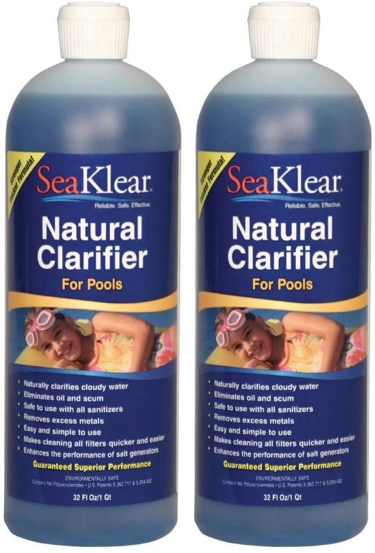 SeaKlear Swimmings Natural Qt, 1 2-Pack for Clarifier