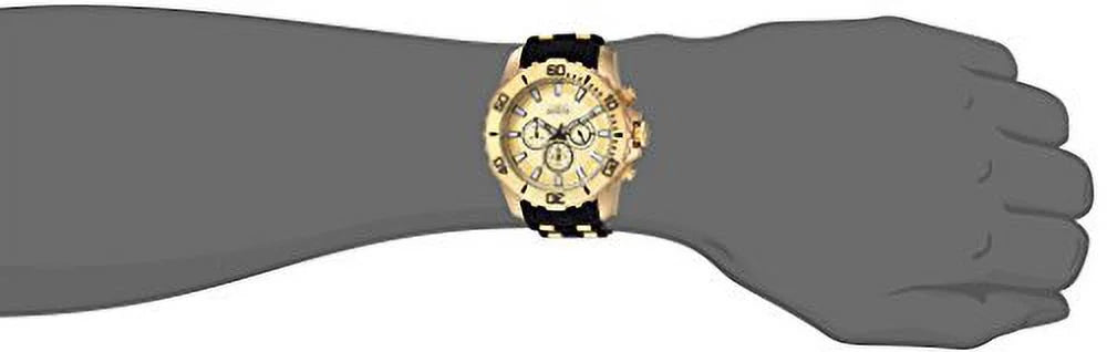 Diving Pro Silicone 22558 Chronograph Japanese Gold Diver Watch Men's Invicta