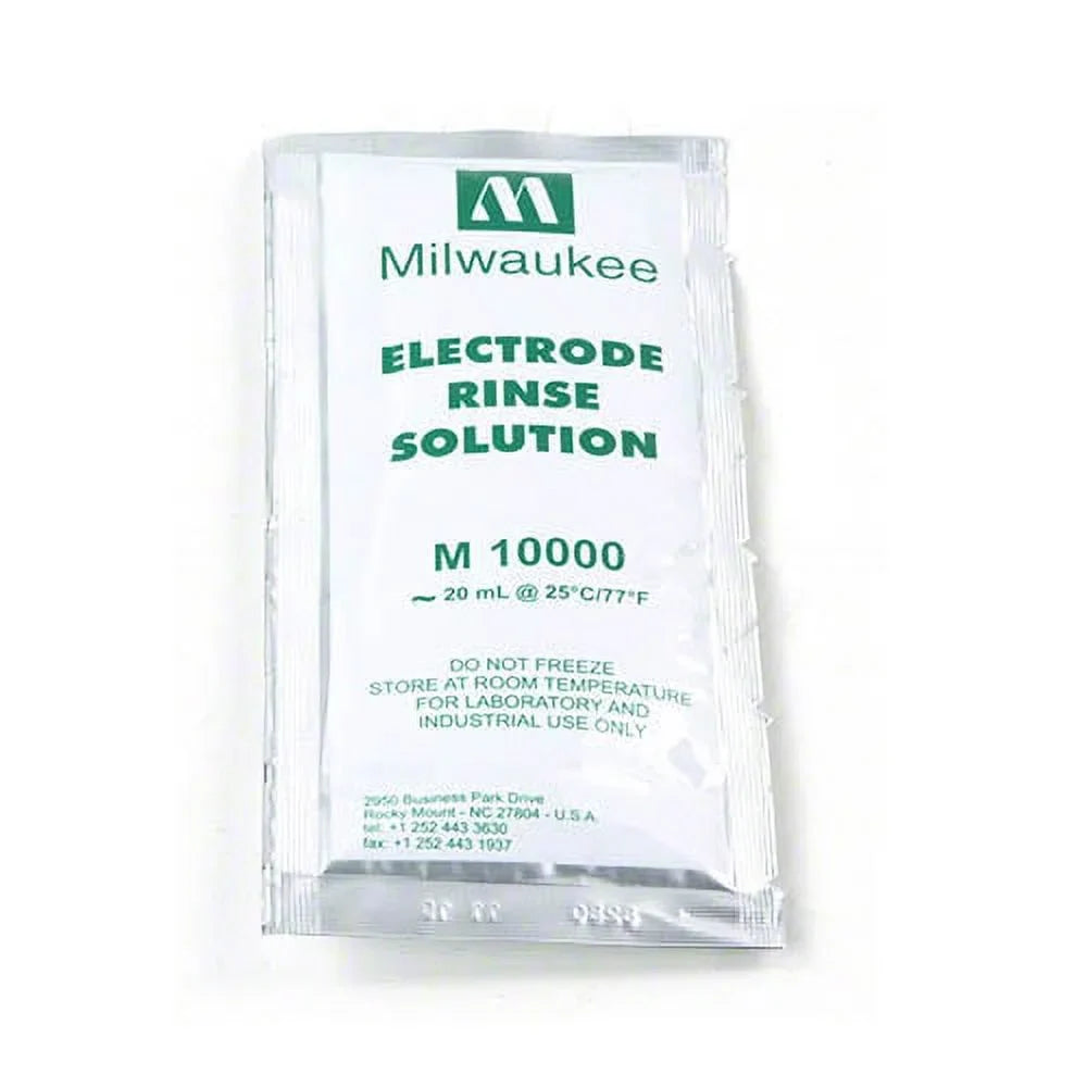 '- Water Sachets) of Rinse Deionized 25 x Solution M10000B (Box 20ml Milwaukee