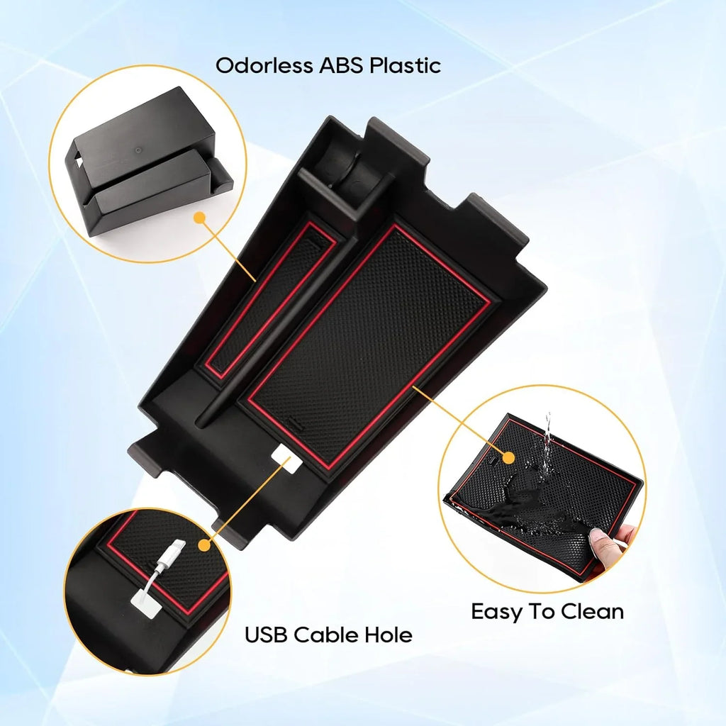 G05 Center Console 2021 2019 X5 Organizer Insert for Console Holder Armrest Organizer Accessories Center 2022+ LFOTPP Sunglasses G07 G05 G06 for Tray with X6 Coin 2020 Storage Secondary BWM Box X7 X5