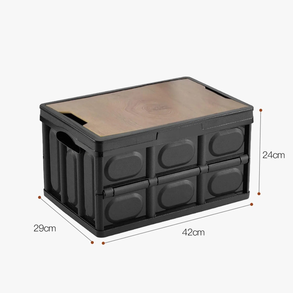 Collapsible Bin Folding Car Trunk Dolls, Storage for Storage Nursery Containers Wardrobe, Organizer Toys Camping Box 42cmx29cmx24cm Closet,