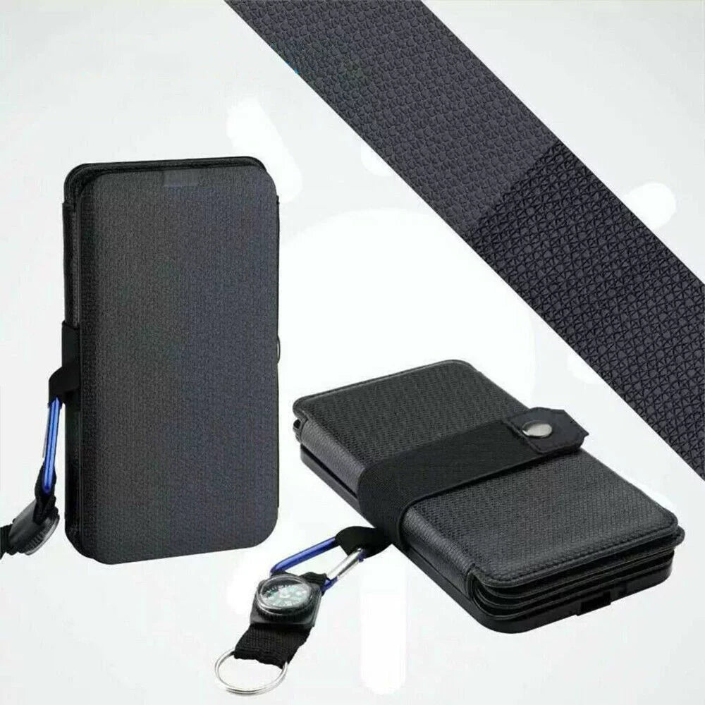 Charger Camping Solar Bank Power Waterproof Portable Panel Phone Mobile Outdoor JLLOM
