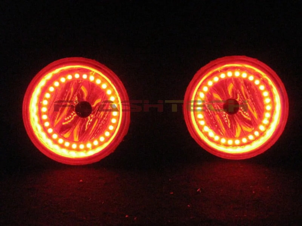 Halo V.3 Remote Fog Multi Kit Fusion Color LED Dodge 07-12 with RGB Change Color for Caliber Light Wifi Flashtech Ring