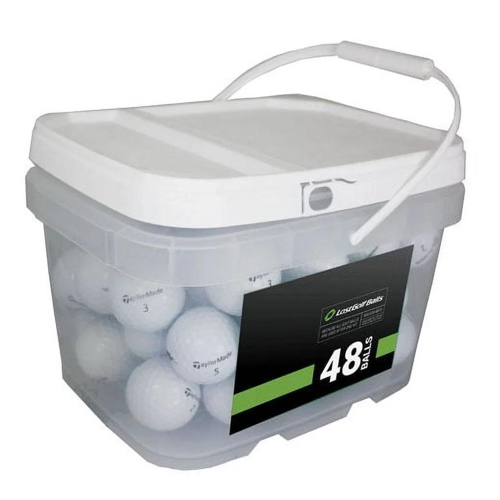 Balls Free *In a (Like Pre-Owned Golf Taylormade AAAA/Near New) 48 Bucket!* Response Tour LostGolfBalls.com by